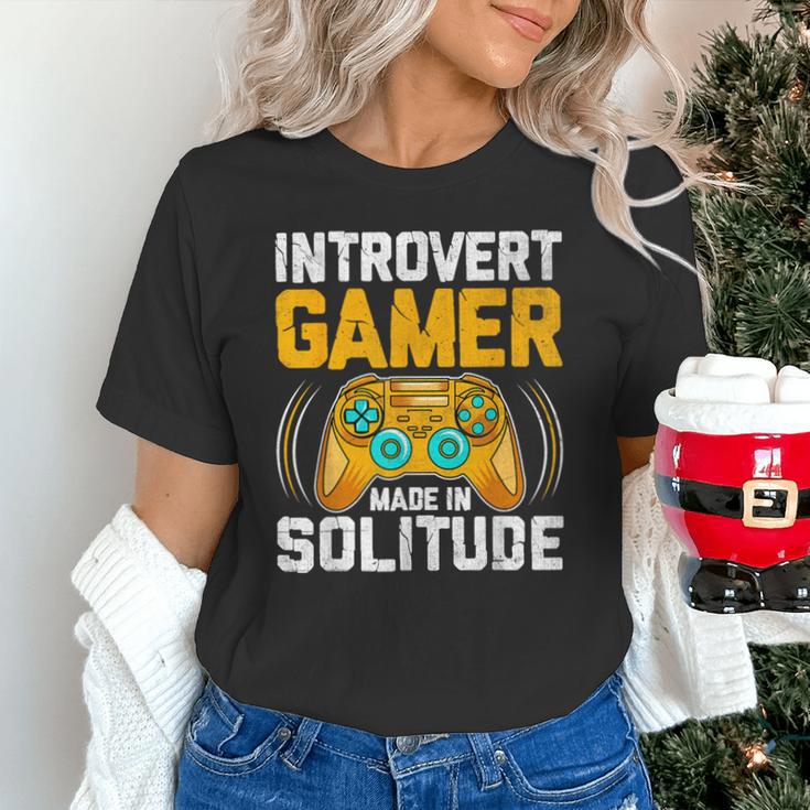 Introvert Gamer Video Games Anti Social Team Player Unisex T-Shirt Introvert Gamer Video Games Anti Social Team Player Unisex T-Shirt