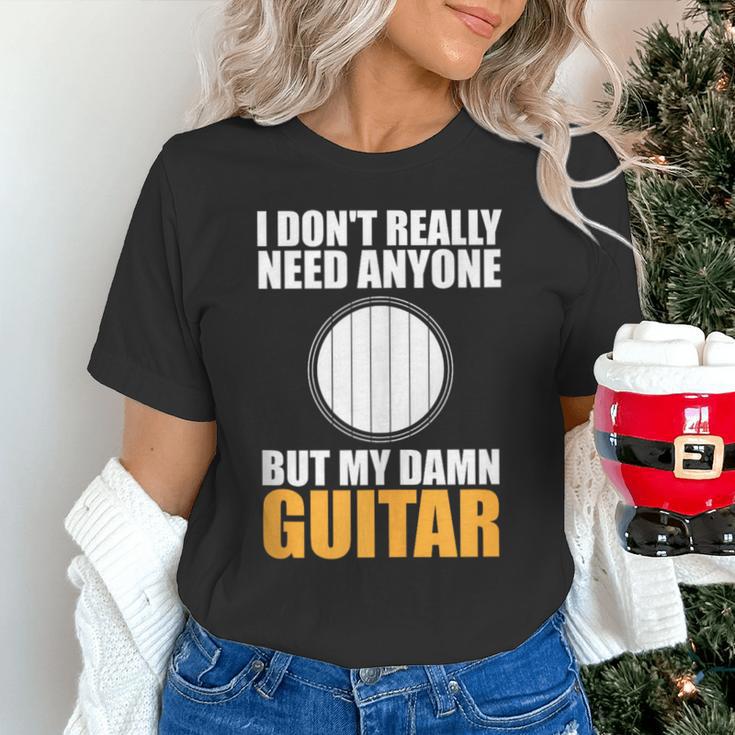 Introvert Guitarist Only Need Guitar Enjoy Acoustic Music Unisex T-Shirt Introvert Guitarist Only Need Guitar Enjoy Acoustic Music Unisex T-Shirt