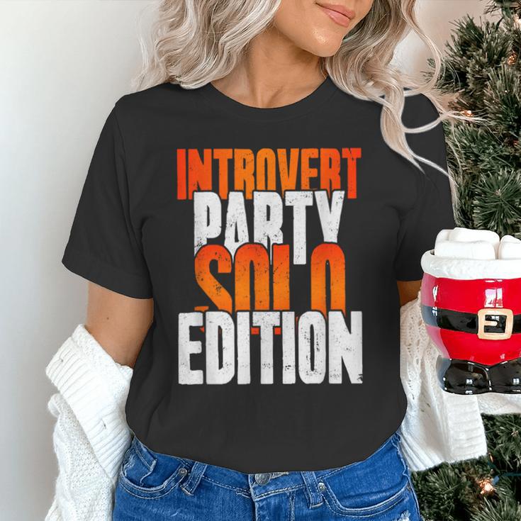 Introvert Party Solo Edition Sarcastic People Hater Unisex T-Shirt Introvert Party Solo Edition Sarcastic People Hater Unisex T-Shirt
