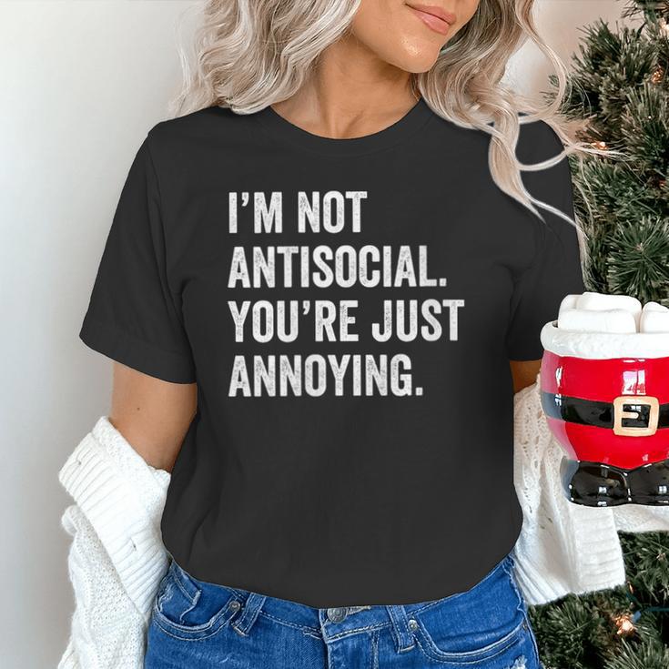 Introvert Quote Snarky Unisex T-Shirt Introvert Quote Snarky Unisex T-Shirt