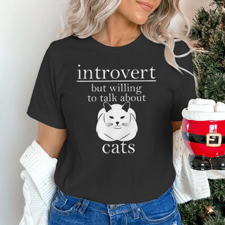 Introvert But Willing To Talk About Cats Unisex T-Shirt Introvert But Willing To Talk About Cats Unisex T-Shirt