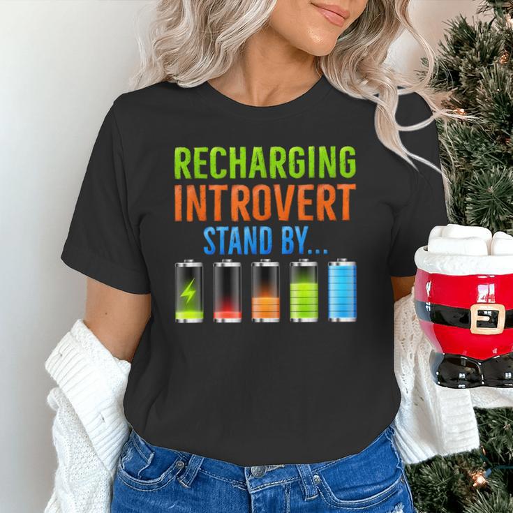 Introverted Recharging Introvert Saying Sarcasm Unisex T-Shirt Introverted Recharging Introvert Saying Sarcasm Unisex T-Shirt
