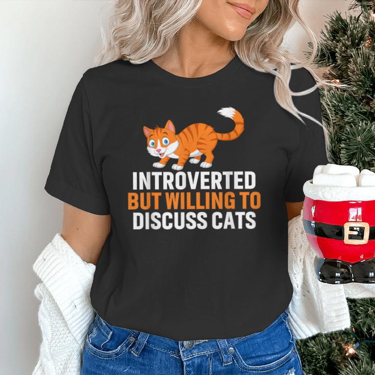 Introverts Cat Lover Introvert Antisocial Cats Anti Social Unisex T-Shirt