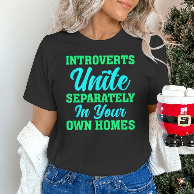 Introverts Unite Introvert Antisocial Sarcasm Anti Social Unisex T-Shirt