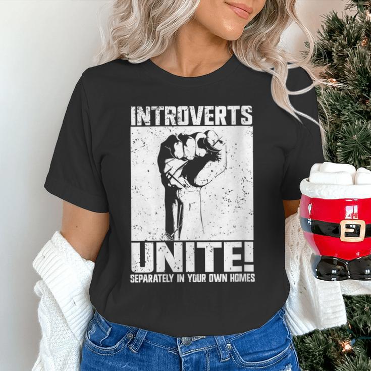 Introverts Unite Separately In Your Own Homes Introvert Unisex T-Shirt Introverts Unite Separately In Your Own Homes Introvert Unisex T-Shirt
