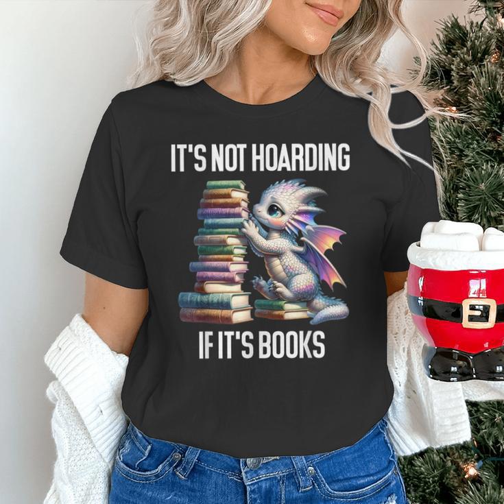 It's Not Hoarding If It's Books ShirtDragon Reading Book Unisex T-Shirt