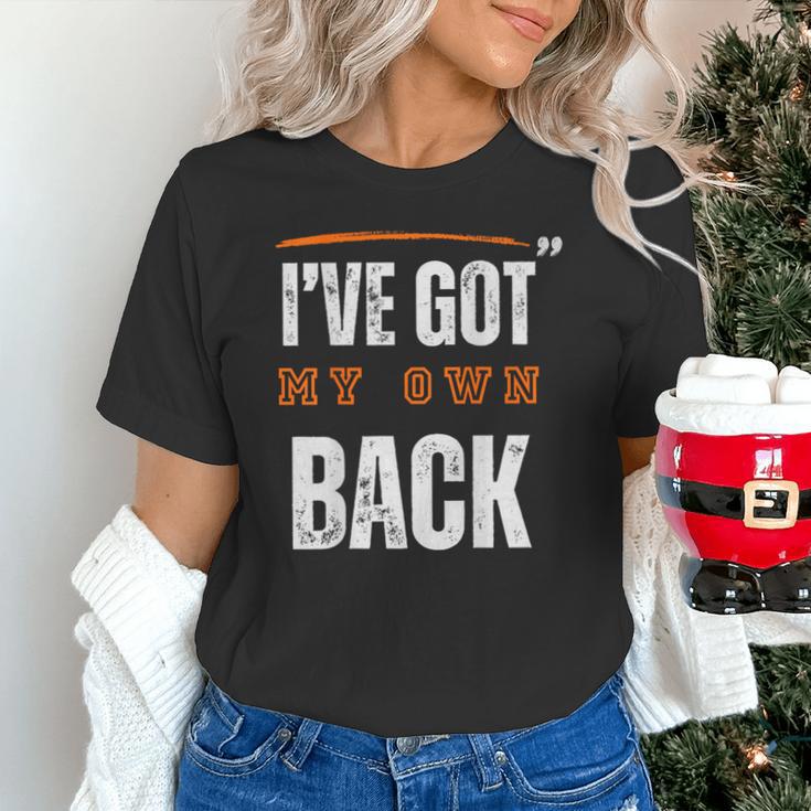 I’VE GOT MY OWN BACK INTROVERT Words On Back Unisex T-Shirt I’VE GOT MY OWN BACK INTROVERT Words On Back Unisex T-Shirt