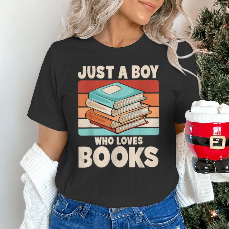 Just A Boy Who Loves Books Reading Bookworm Boys Kids Unisex T-Shirt Just A Boy Who Loves Books Reading Bookworm Boys Kids Unisex T-Shirt