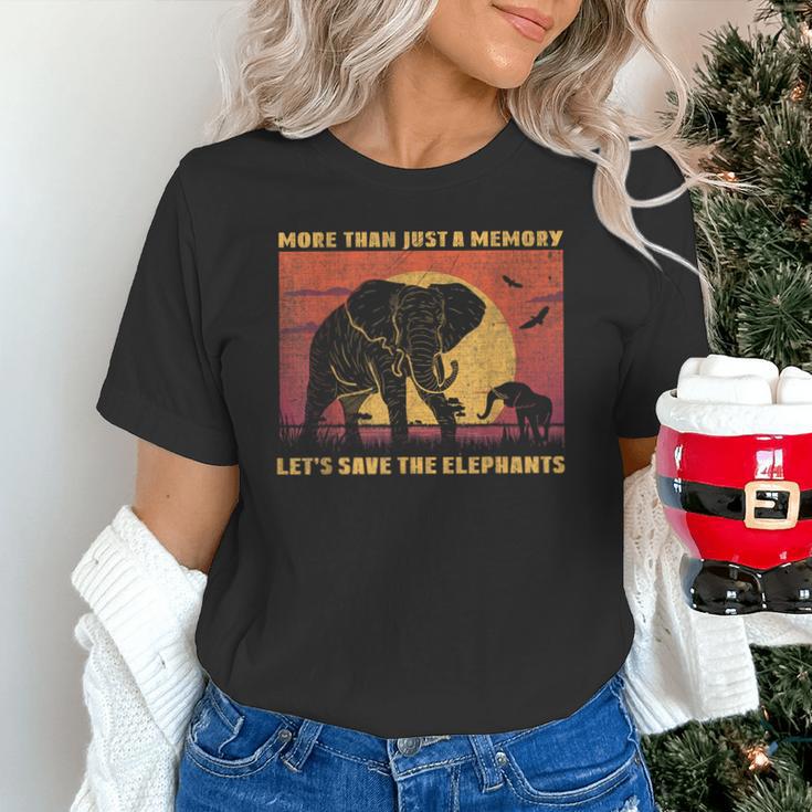 More Than Just A Memory Let's Save The Elephants Day Animal Unisex T-Shirt