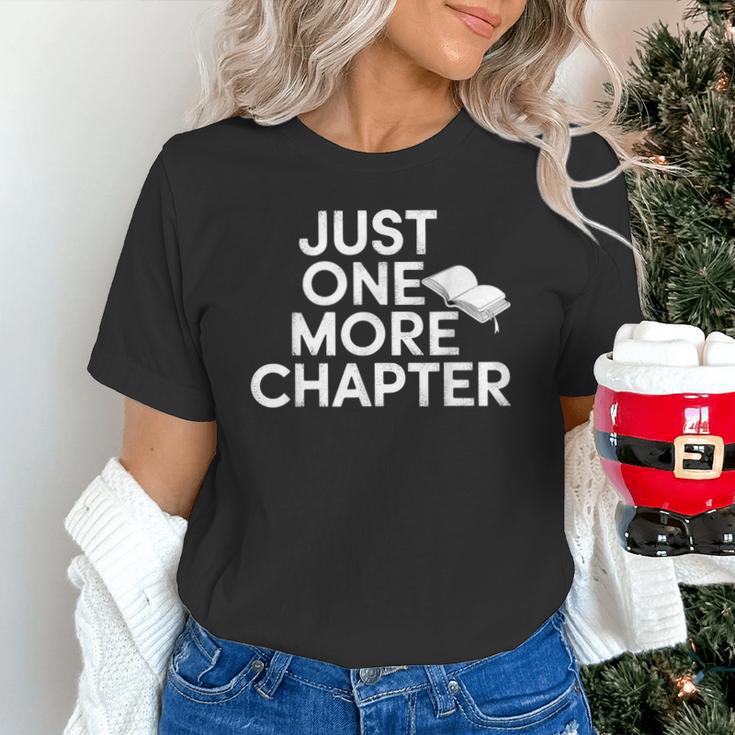 Just One More Chapter Book Lover Quote Unisex T-Shirt