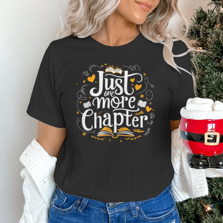 Just One More Chapter Bookish Book Reading Lover Heart Unisex T-Shirt Just One More Chapter Bookish Book Reading Lover Heart Unisex T-Shirt