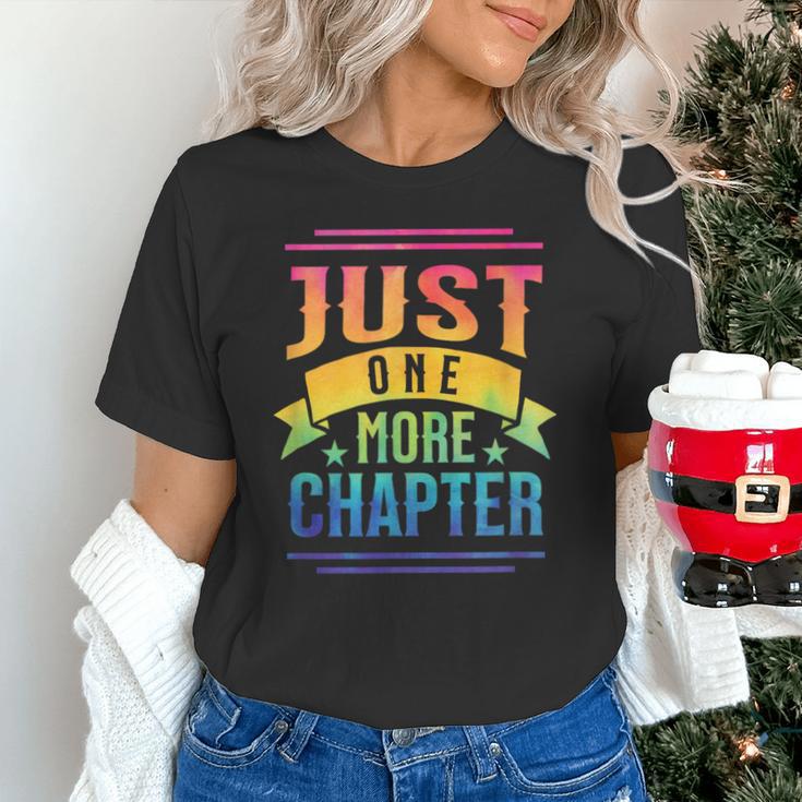JUST ONE MORE CHAPTER Fun Reading Book Lover Unisex T-Shirt JUST ONE MORE CHAPTER Fun Reading Book Lover Unisex T-Shirt