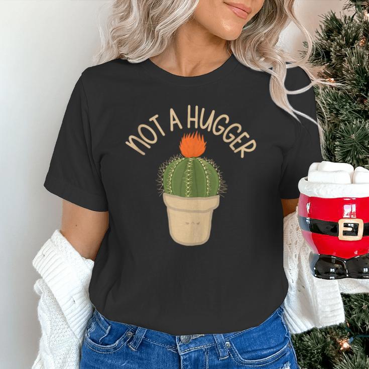 Kawaii Grumpy Cactus Not a Hugger Plant Introvert Unisex T-Shirt Kawaii Grumpy Cactus Not a Hugger Plant Introvert Unisex T-Shirt