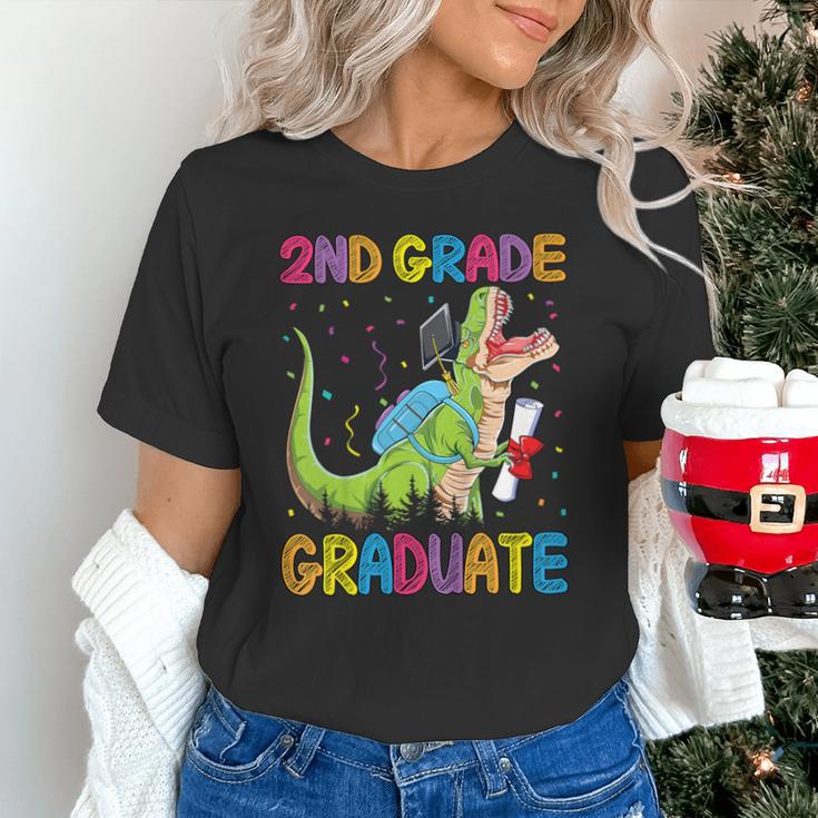 Kids 2nd Grade Graduate Dinosaur Trex 2nd Grade Graduation Unisex T-Shirt