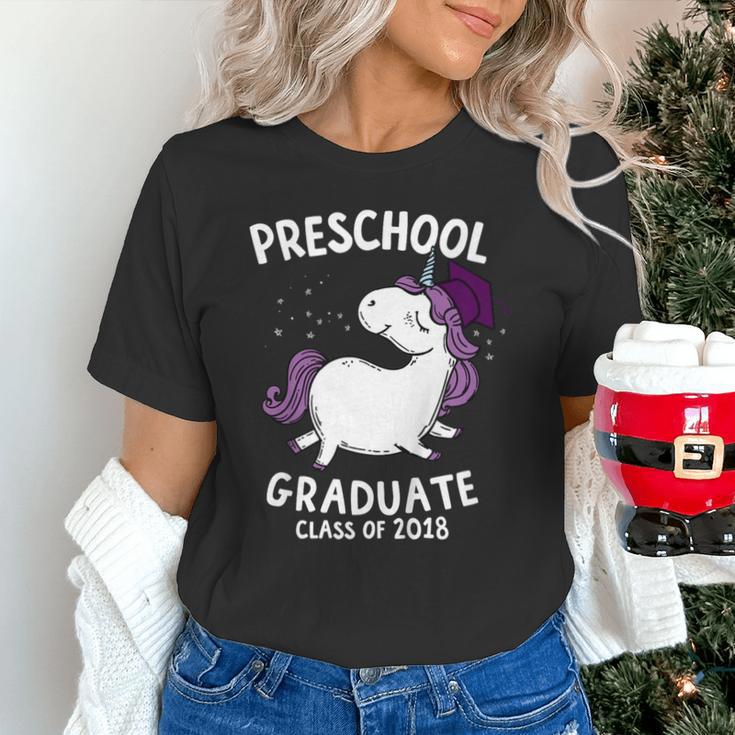 Kids Class Of 2018 Unicorn Preschool Graduation For Girls Unisex T-Shirt
