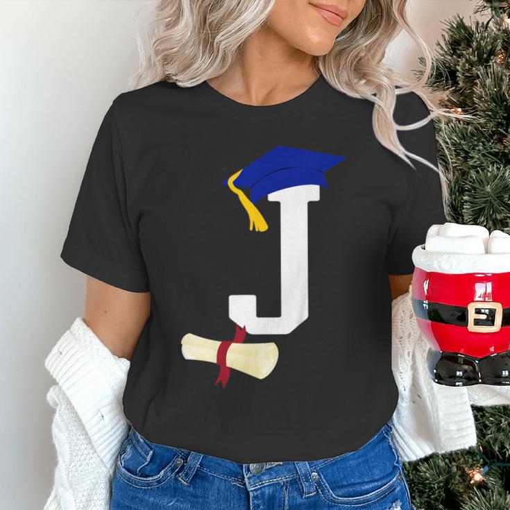 Kids Initial J Letter For Boys Preschool Graduation Kindergarten Unisex T-Shirt