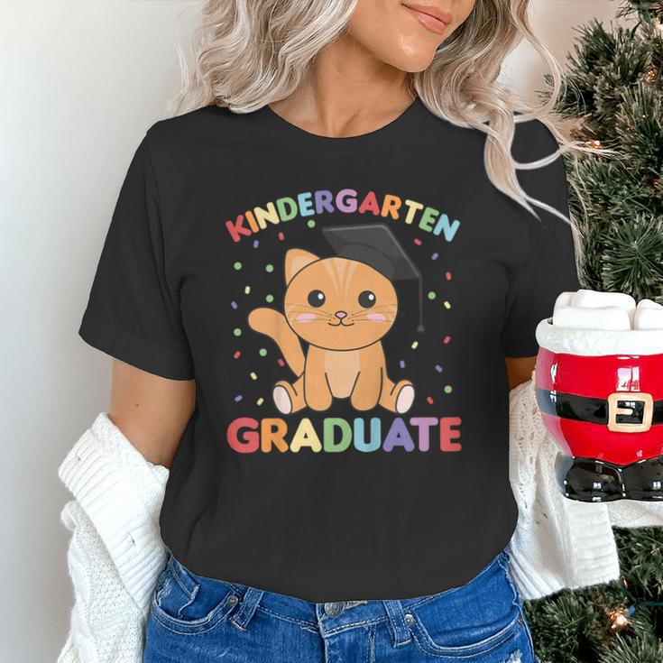 Kids Kindergarten Graduate Cat Graduation Unisex T-Shirt