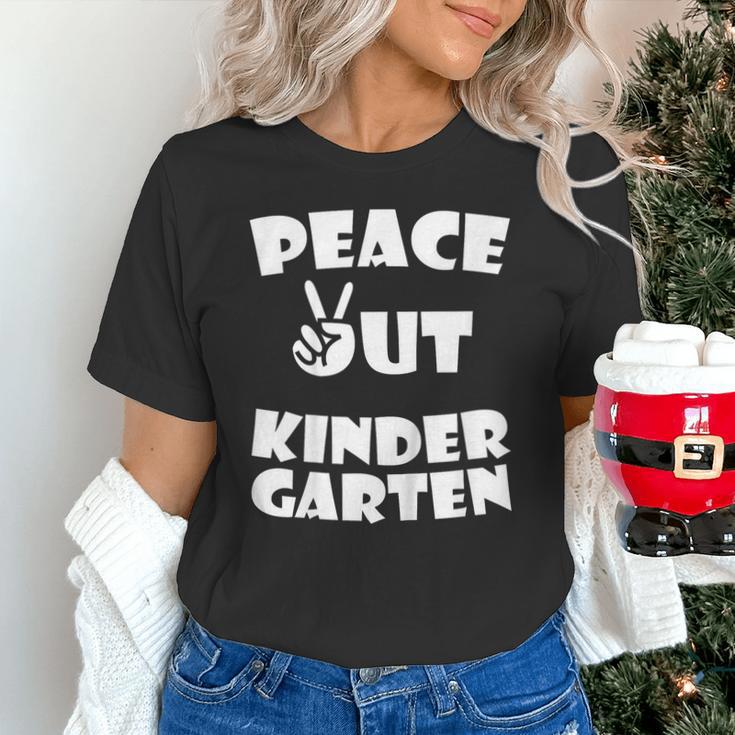 Kids Peace Out Kindergarten For Graduation Unisex T-Shirt