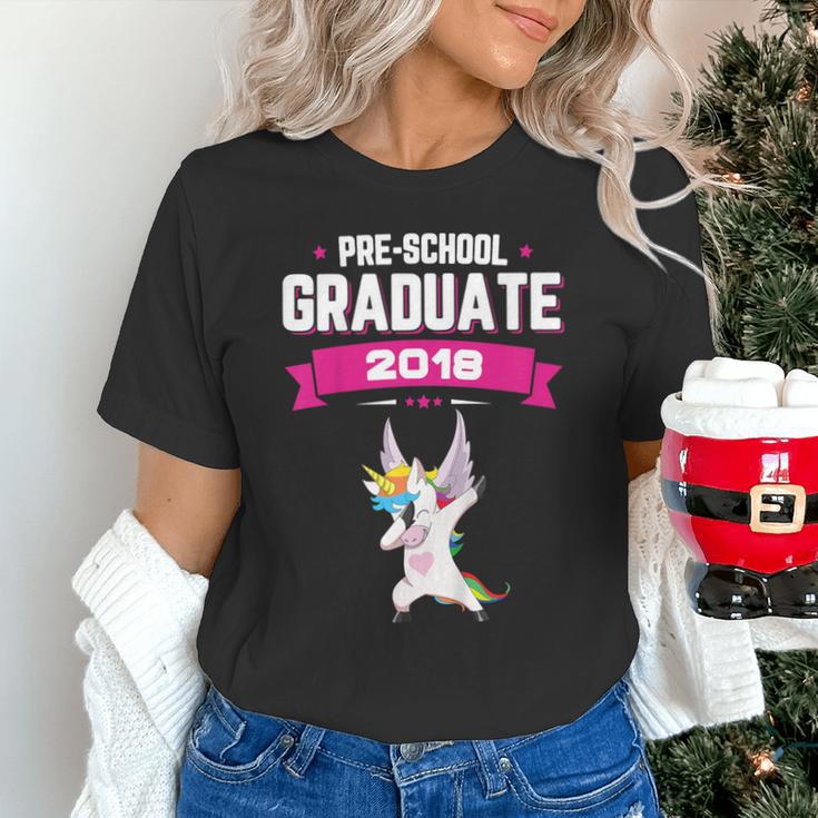 Kids Preschool Graduate 2018 Unicorn Dab Graduation Pre-K TShirt Unisex T-Shirt