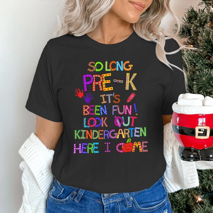 Kids So Long Kindergarten Here I Come Pre-K Graduation Graduate Unisex T-Shirt
