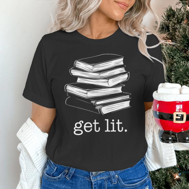 Let's Get Lit Books Unisex T-Shirt Let's Get Lit Books Unisex T-Shirt