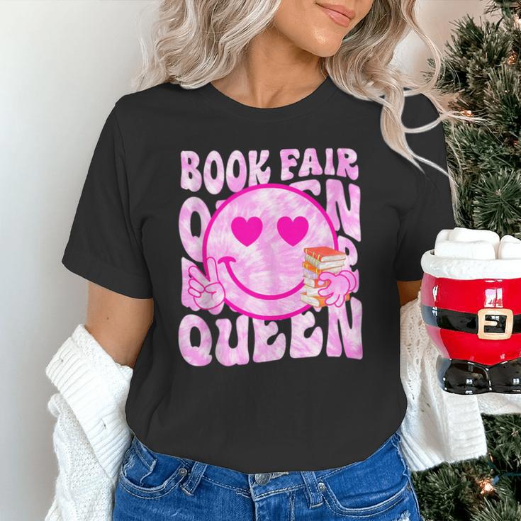 Library Book Fair Queen Vibe Groovy Tie Dye School Reading Unisex T-Shirt Library Book Fair Queen Vibe Groovy Tie Dye School Reading Unisex T-Shirt