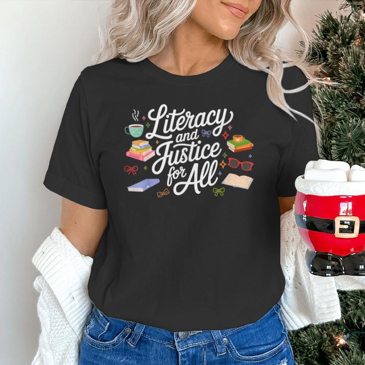 Literacy And Justice For All Protect Libraries Banned Books Unisex T-Shirt