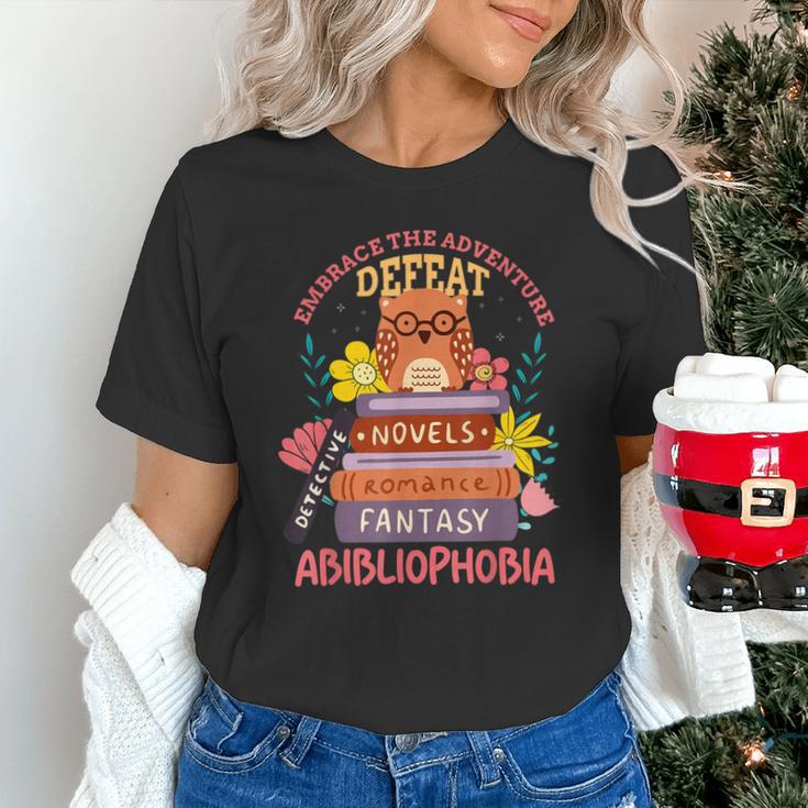 Literature Abibliophobia Book Reader Unisex T-Shirt