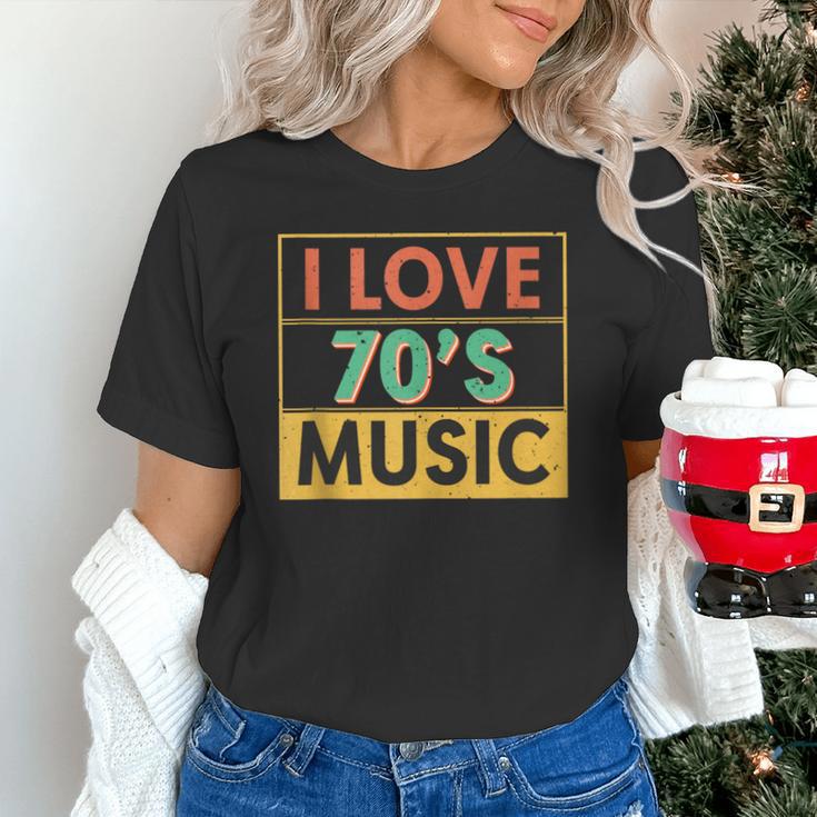 I Love 70's Music Retro Style Nostalgia Vibe 1970 70's Party Unisex T-Shirt I Love 70's Music Retro Style Nostalgia Vibe 1970 70's Party Unisex T-Shirt