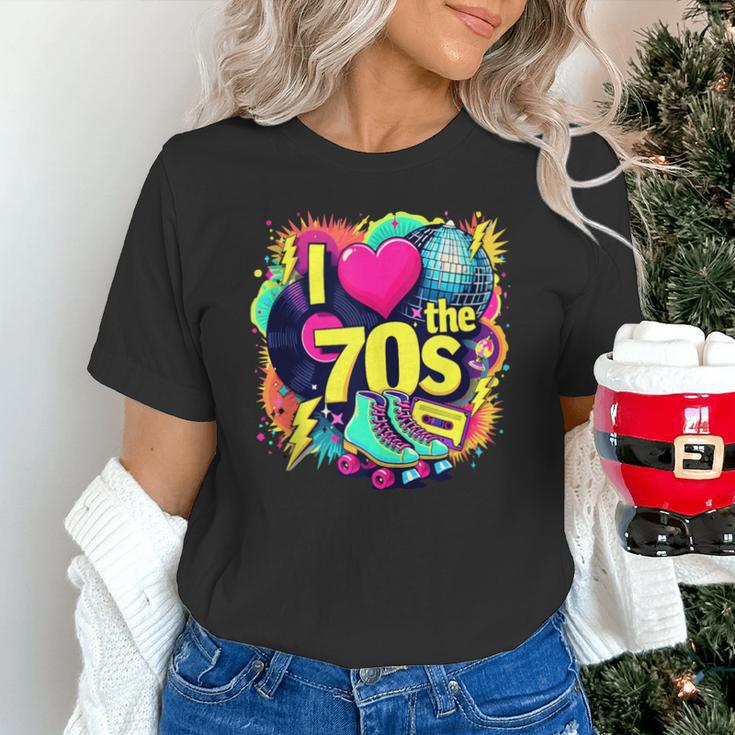 I Love The 70s Retro Cassette Roller Vinyl Nostalgia Vibes Unisex T-Shirt