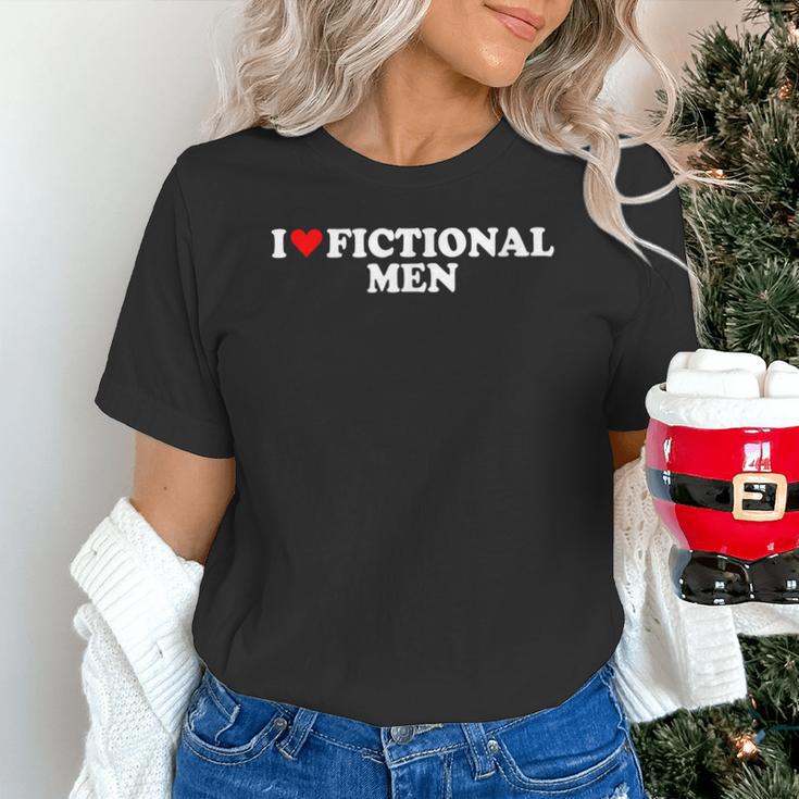 I Love Heart Fictional Men Simple Cute Reading Books Unisex T-Shirt