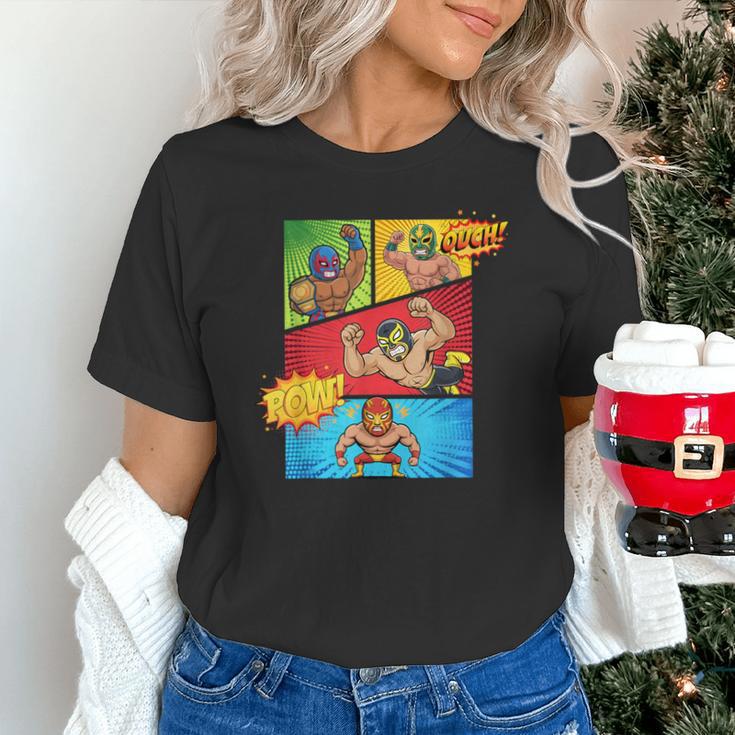 Lucha Libre Comic Book Mexican Wrestling Cartoon Wrestler Unisex T-Shirt Lucha Libre Comic Book Mexican Wrestling Cartoon Wrestler Unisex T-Shirt
