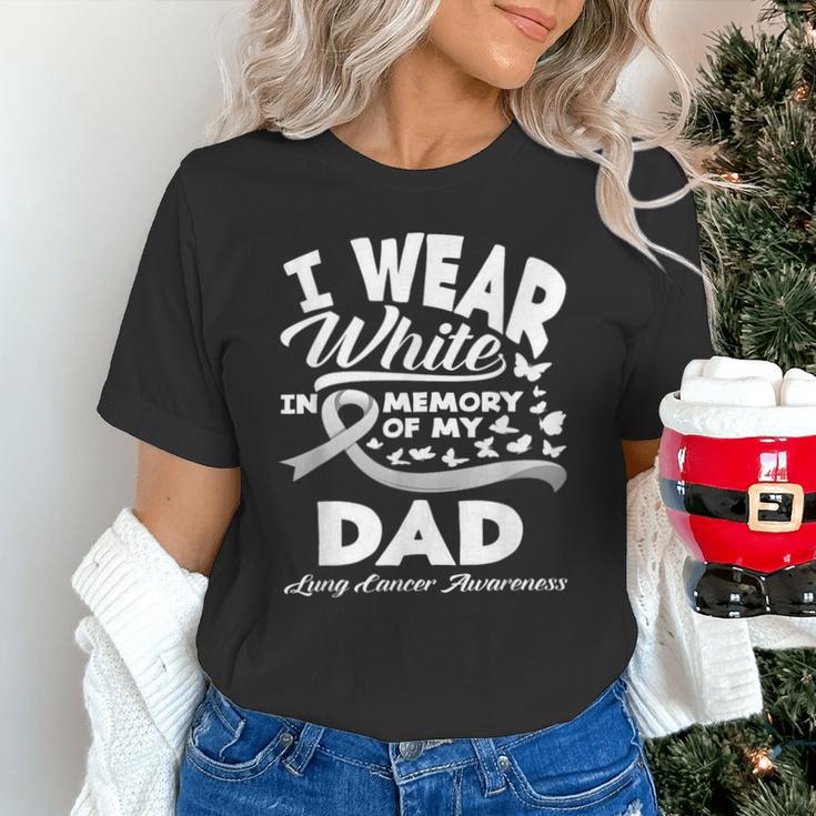 Lung Cancer Awareness I Wear In Memory Of My Dad Unisex T-Shirt Lung Cancer Awareness I Wear In Memory Of My Dad Unisex T-Shirt