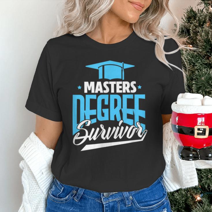 Master's Degree Graduation Masters Degree Survivor Unisex T-Shirt