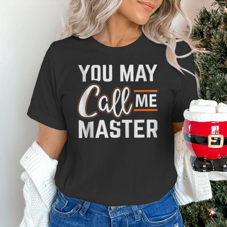 Masters Degree You May Call Me Master Graduation Unisex T-Shirt