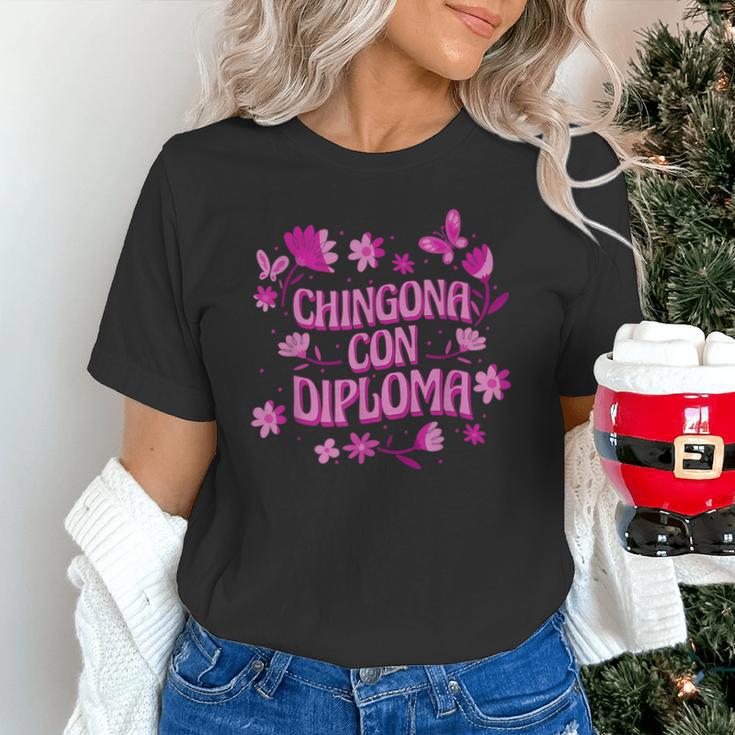 Masters Graduation Educated Latina Chingona Con Diploma Unisex T-Shirt