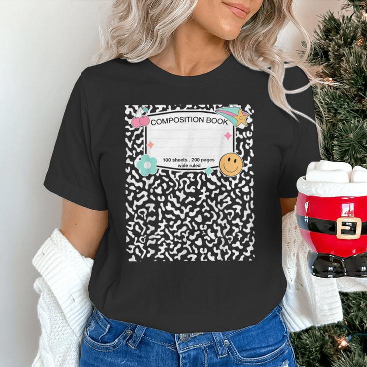 Matching Group Halloween Teacher Composition Book Notebook Unisex T-Shirt Matching Group Halloween Teacher Composition Book Notebook Unisex T-Shirt