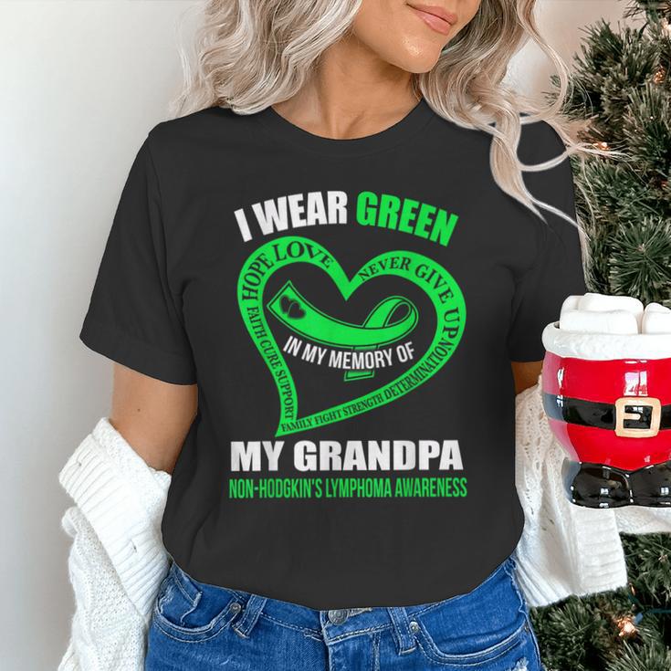 In My Memory Of My Grandpa NON-HODGKIN'S LYMPHOMA AWARENESS Unisex T-Shirt In My Memory Of My Grandpa NON-HODGKIN'S LYMPHOMA AWARENESS Unisex T-Shirt