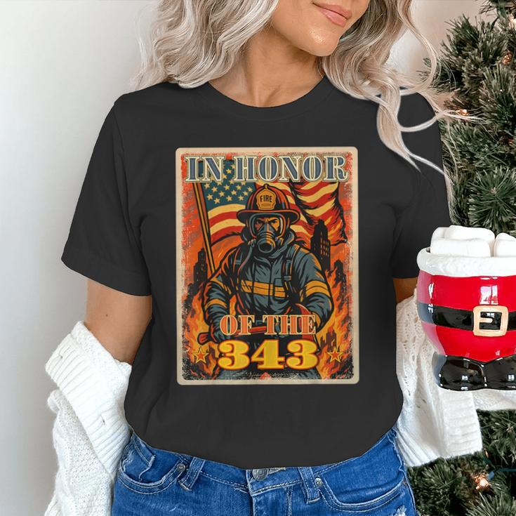 In Memory And Honor We Will Never Forget 343 Firefighters Unisex T-Shirt In Memory And Honor We Will Never Forget 343 Firefighters Unisex T-Shirt