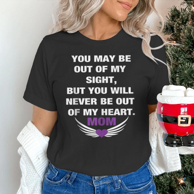 In Memory Of Mom Mama Mother Angel Heaven Memorial For Mom Unisex T-Shirt