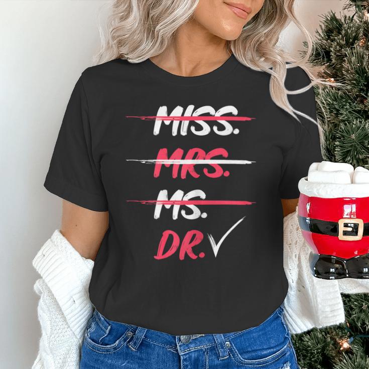 Miss Mrs Ms Dr Doctorate Graduation Unisex T-Shirt