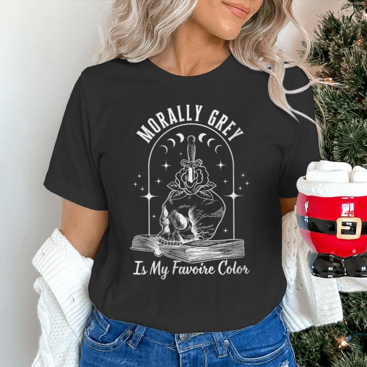 Morally Grey Book Lover Morally Grey Is My Favorite Color Unisex T-Shirt Morally Grey Book Lover Morally Grey Is My Favorite Color Unisex T-Shirt