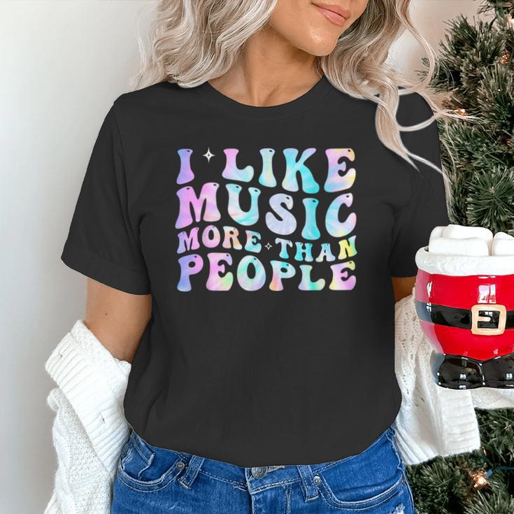 I Like Music More Than People Introvert Musician Retro Unisex T-Shirt I Like Music More Than People Introvert Musician Retro Unisex T-Shirt