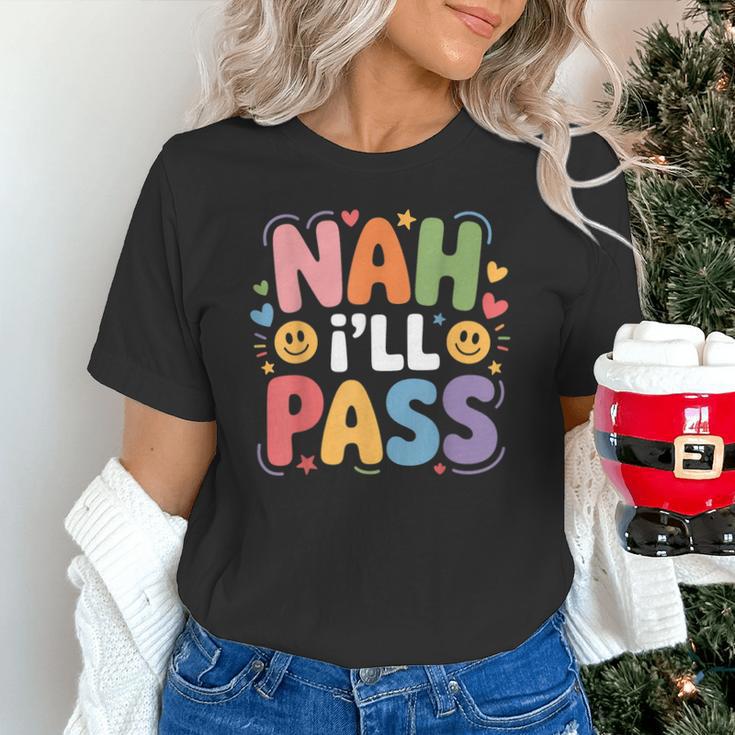 Nah I'Ll Pass Introvert Excuse Rest Humor Unisex T-Shirt
