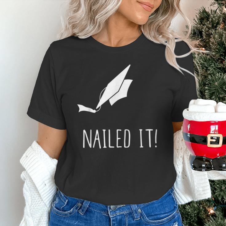 Nailed It Shirt Cute Graduation Grad Cap Unisex T-Shirt