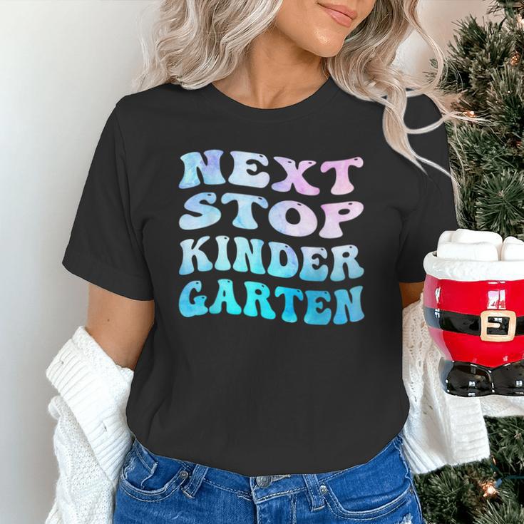 Next Stop Kindergarten Groovy Graduation Last Day Of School Unisex T-Shirt