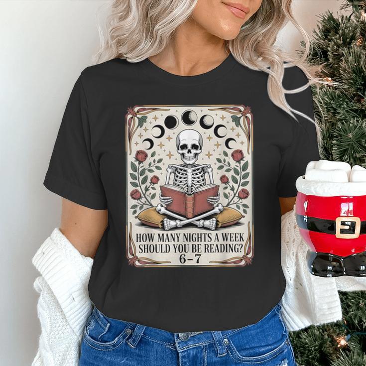 How Many Nights Reading Meme 6 7 Book Lover Unisex T-Shirt