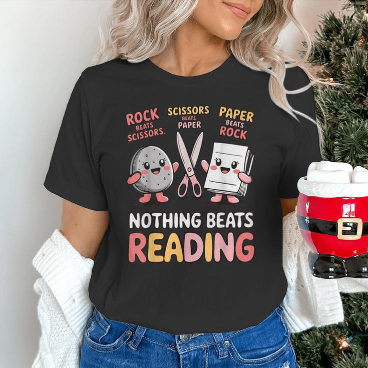 Nothing Goes Beyond Reading Rock Paper Scissors Book Unisex T-Shirt