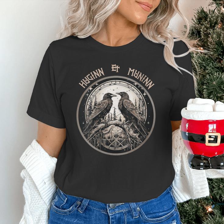 Odin Ravens Memory And Mind Huginn And Muninn Odin's Ravens Unisex T-Shirt