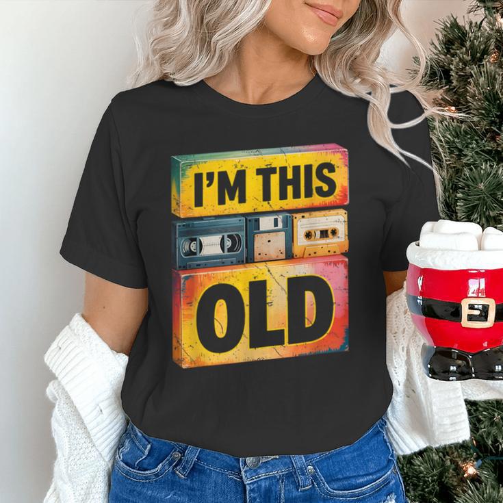 Im This Old Retro 80s 90s VHS Cassette Floppy Disk Nostalgia Unisex T-Shirt Im This Old Retro 80s 90s VHS Cassette Floppy Disk Nostalgia Unisex T-Shirt